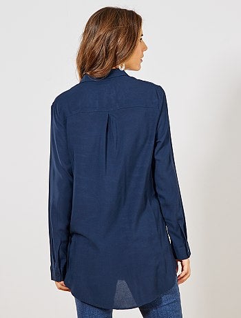 Camisa larga estilo túnica - Kiabi