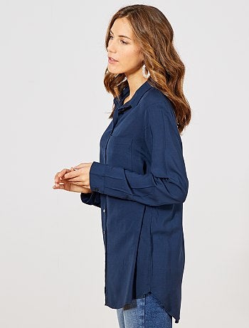 Camisa larga estilo túnica - Kiabi