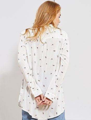 Camisa larga estilo túnica - Kiabi