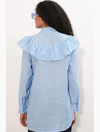 Camisa larga larga texturizada bdart
