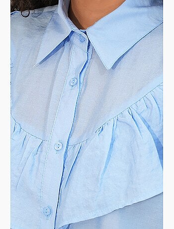 Camisa larga larga texturizada bdart