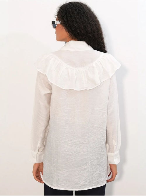 Camisa larga larga texturizada bdart - Kiabi Camisa larga larga texturizada bdart - Kiabi