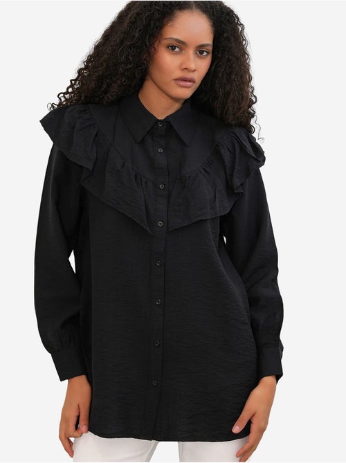 Camisa larga larga texturizada bdart - Kiabi Camisa larga larga texturizada bdart - Kiabi