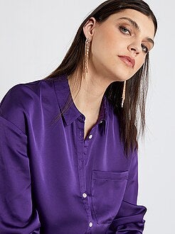 Rebajas Blusas y camisas de mujer - violeta -