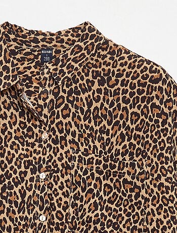 Camisa leopardo - Fácil de Poner