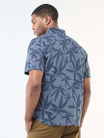 Camisa ligera de manga corta con estampado