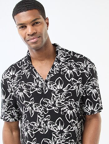 Camisa de manga corta ligera con estampado