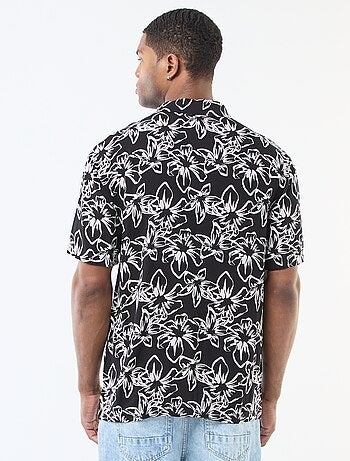 Camisa de manga corta ligera con estampado