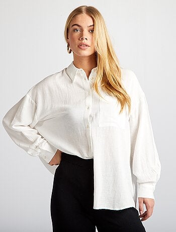 Camisa blanca sales mujer kiabi