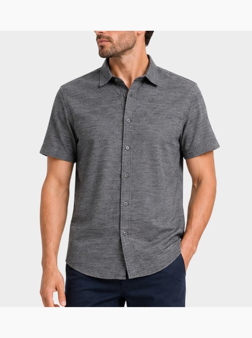 Camisa lisa de manga corta - Kiabi Camisa lisa de manga corta - Kiabi