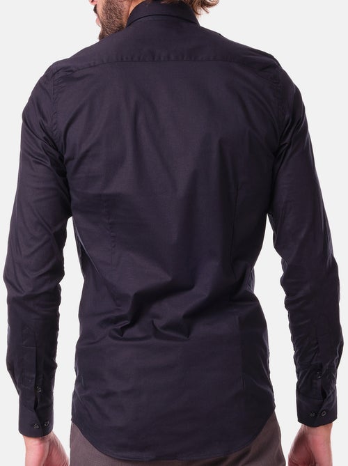 Camisa lisa de manga larga - Kiabi