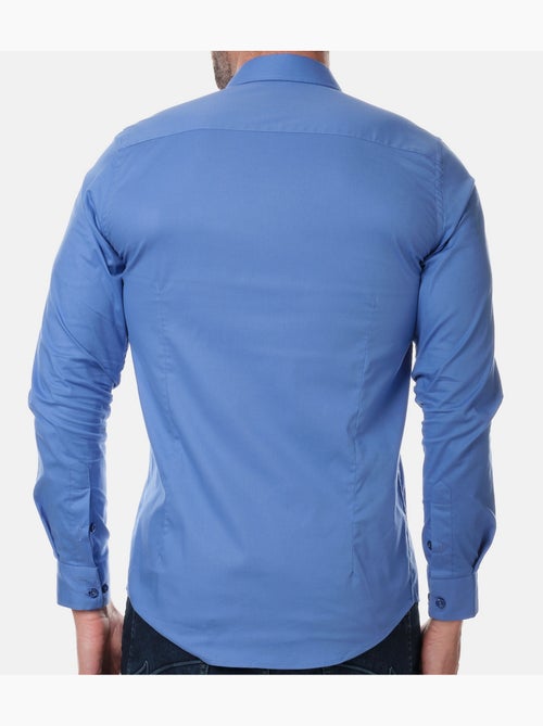 Camisa lisa de manga larga - Kiabi