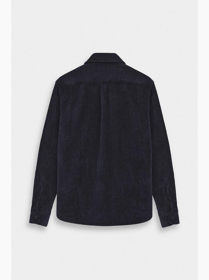 Camisa lisa giesto Azul ultramar - Kiabi