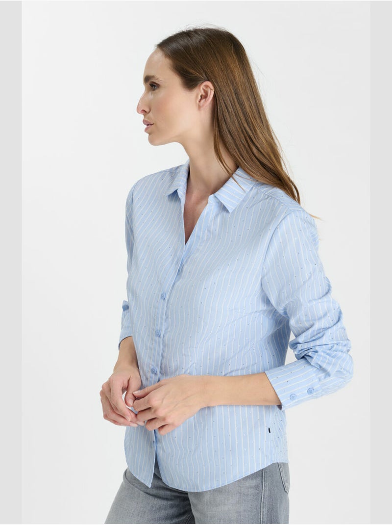 Camisa luina Azul - Kiabi