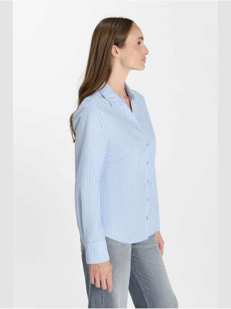 Camisa luina Azul - Kiabi