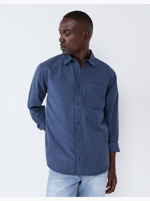 Camisa lyocell, mo fashion - Kiabi Camisa lyocell, mo fashion - Kiabi