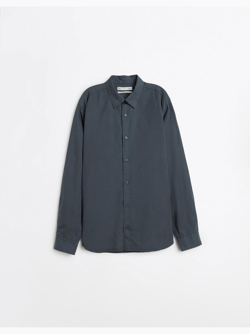 Camisa Lyocell, MO Fashion Azul - Kiabi