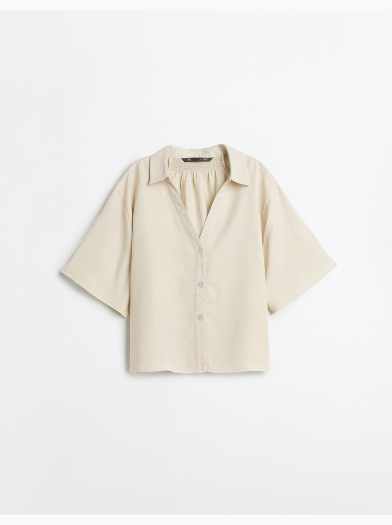 Camisa Lyocell, MO Fashion Beige - Kiabi