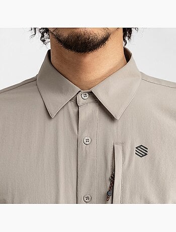 Camisa manga larga montaña hombre senderismo hombre ferrata
