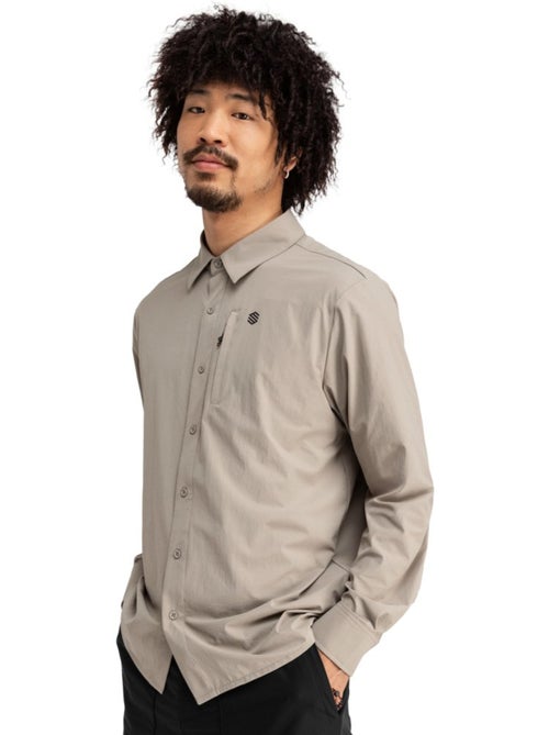 Camisa manga larga montaña hombre senderismo hombre ferrata - Kiabi Camisa manga larga montaña hombre senderismo hombre ferrata - Kiabi