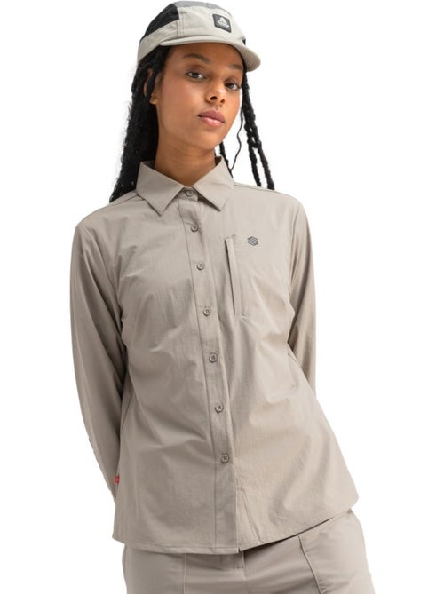 Camisa manga larga montaña mujer senderismo mujer lycian - Kiabi