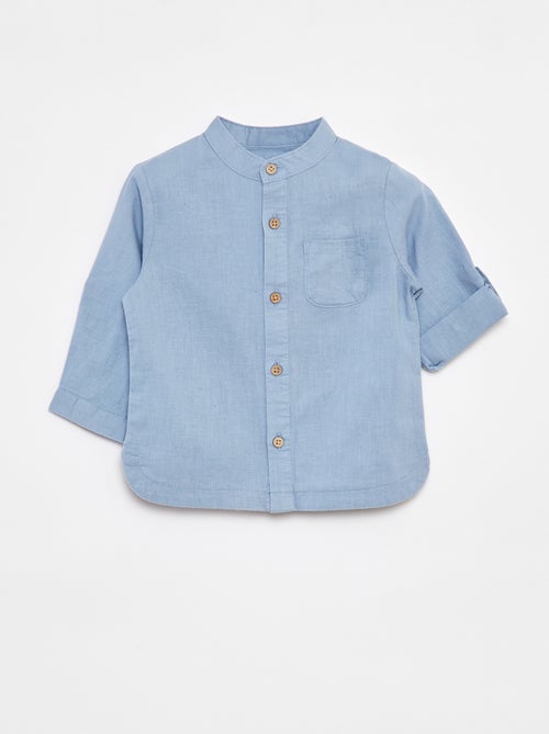 Camisa mao de mezcla de lino - Kiabi