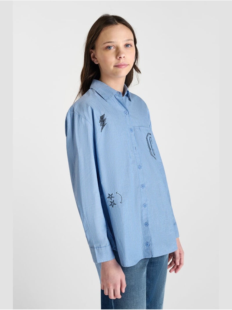Camisa MATISGI Azul - Kiabi