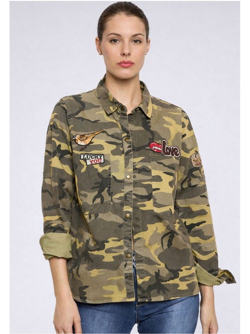 Camisa militar Kebello - Kiabi
