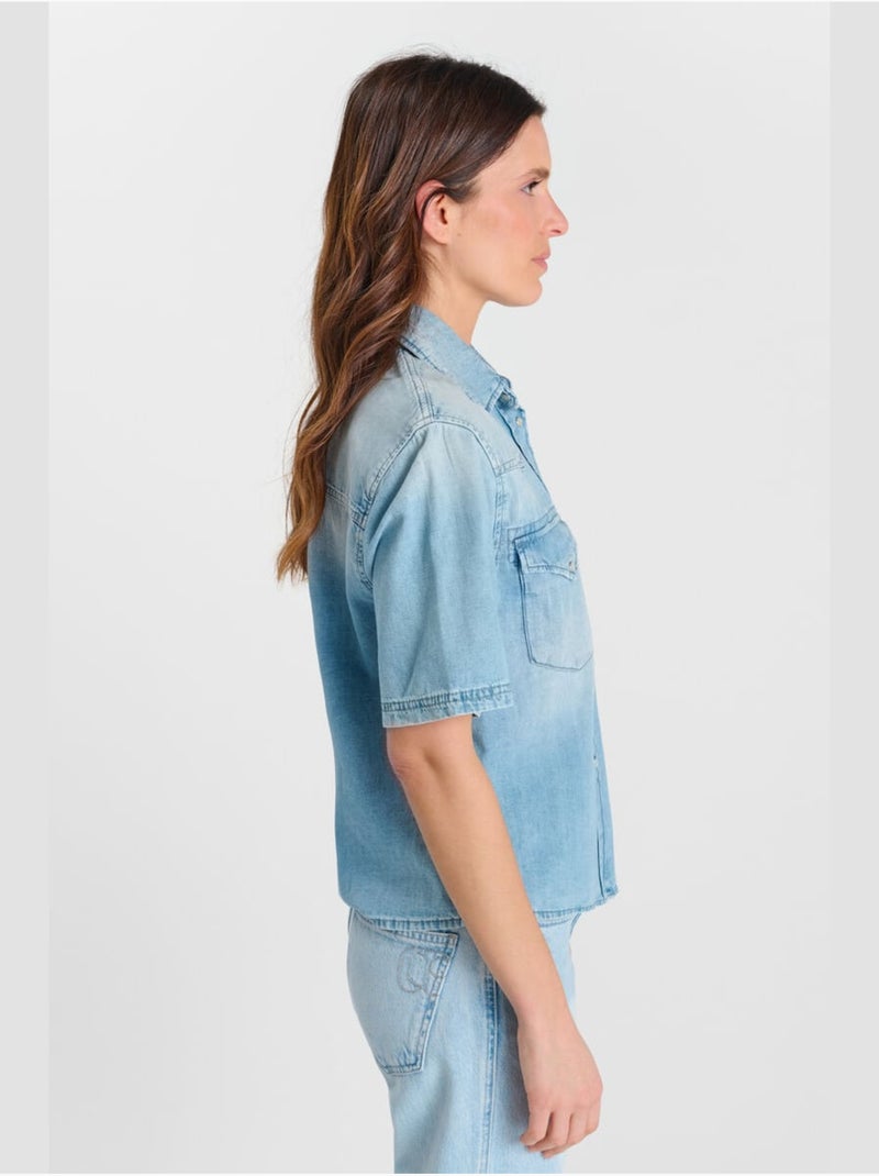 Camisa MONA Azul - Kiabi