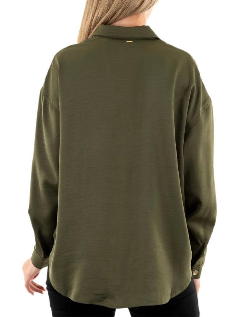 Camisa mujer kaporal Verde caqui claro - Kiabi