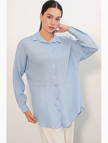 Camisa mujer viscosa nylon bdart