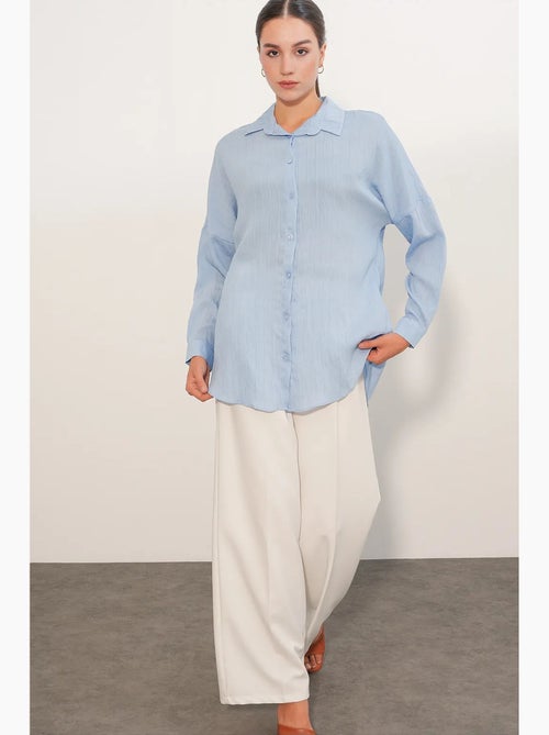 Camisa mujer viscosa nylon bdart - Kiabi