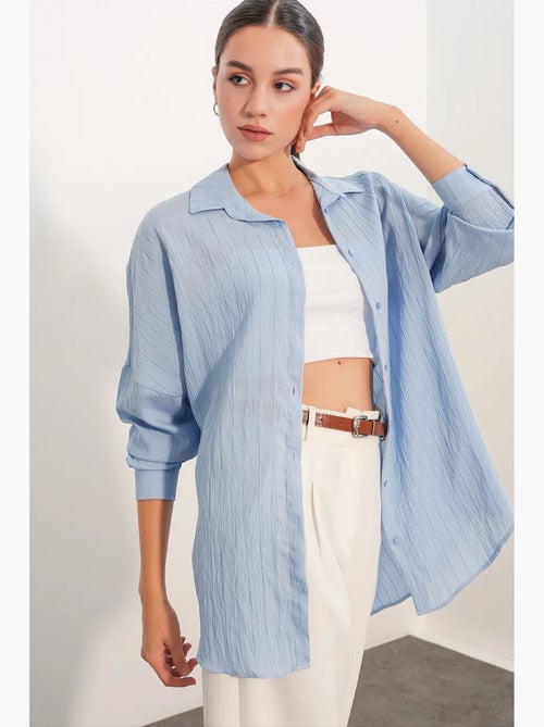Camisa mujer viscosa nylon bdart - Kiabi