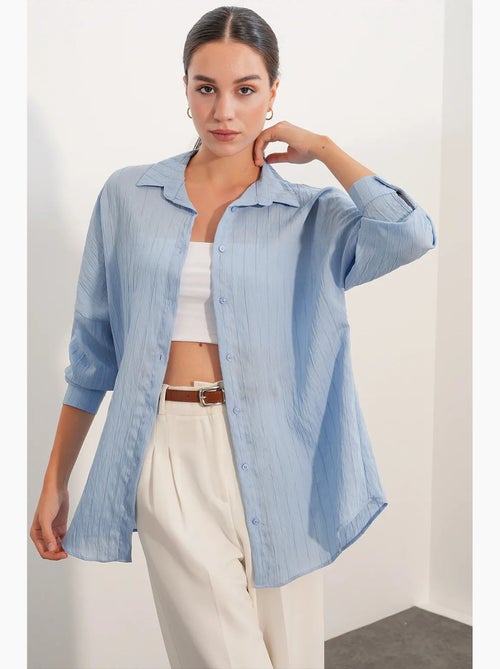 Camisa mujer viscosa nylon bdart - Kiabi