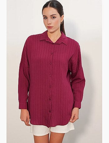 Camisa mujer viscosa nylon bdart
