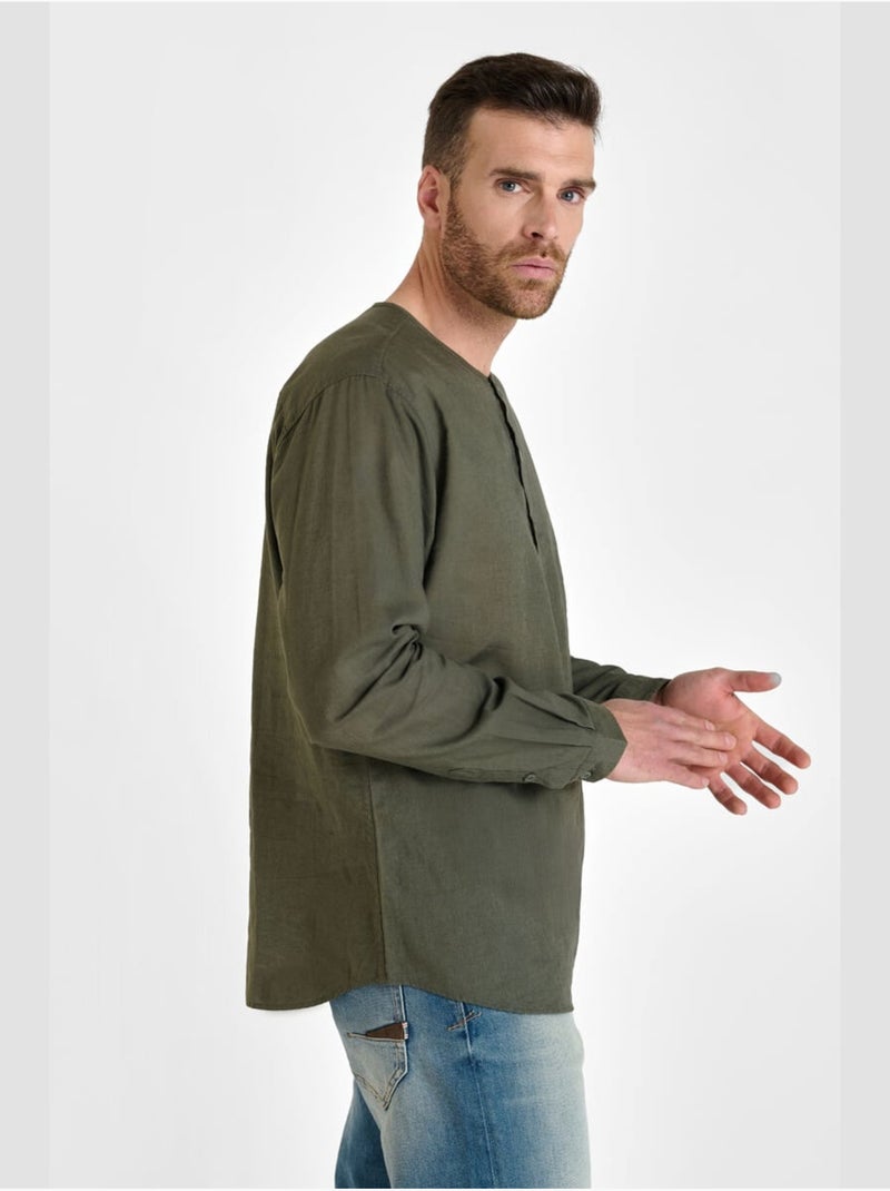 Camisa natis Caqui - Kiabi