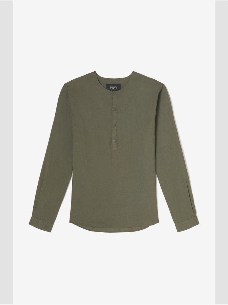 Camisa natis Caqui - Kiabi
