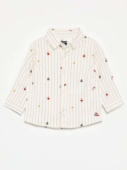 Camisa \'Navidad\' de franela - Kiabi