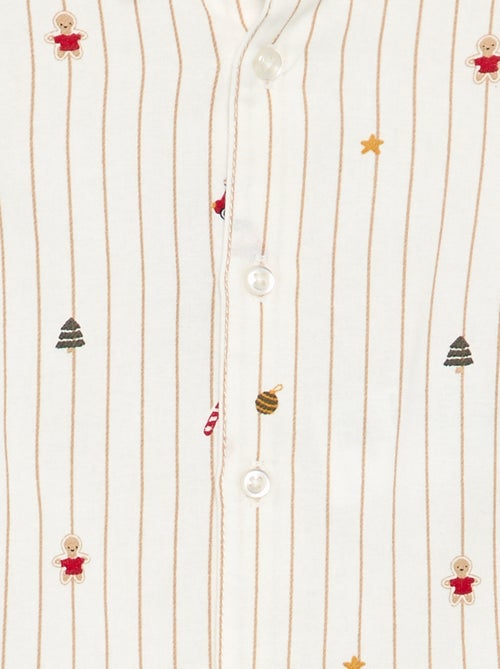 Camisa \'Navidad\' de franela - Kiabi