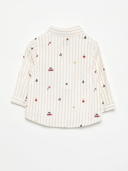 Camisa \'Navidad\' de franela - Kiabi
