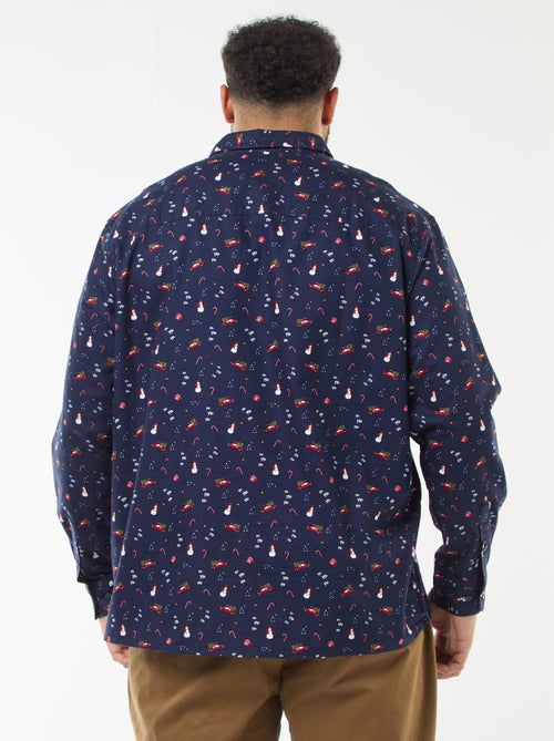 Camisa Navideña con Estampado - Kiabi Camisa Navideña con Estampado - Kiabi