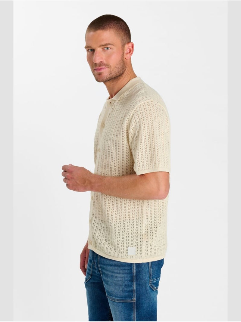 Camisa NELAN Beige - Kiabi