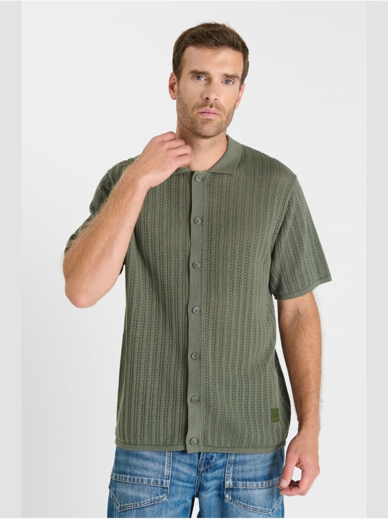 Camisa NELAN Caqui - Kiabi