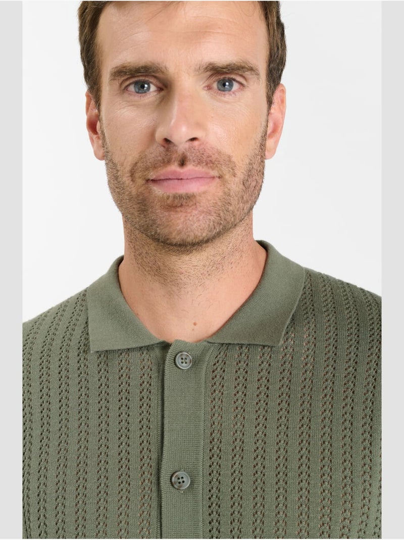 Camisa NELAN Caqui - Kiabi