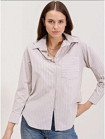 Camisa oversize a rayas bdart