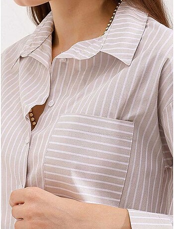 Camisa oversize a rayas bdart
