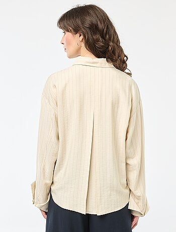 Camisa oversize a rayas