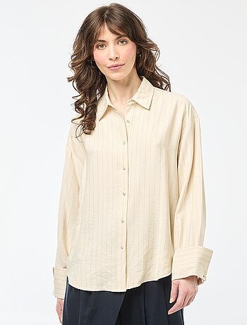 Camisa oversize a rayas
