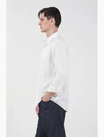 Camisa oversize abotonada con cuello camisero giesto