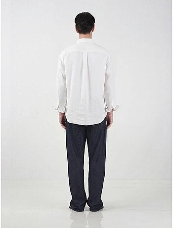 Camisa oversize abotonada con cuello camisero giesto